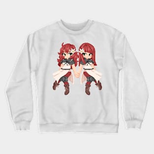 Nier twins pixel art Crewneck Sweatshirt